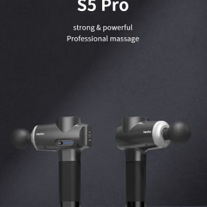 Beoka S5 Professional Massage gun ปืนนวดผ่อนคลายกล้ามเนื้อ สำหรับ Sport massage และผู้ใช้ระดับโปร ลงลึก 12 mm แรงนวดสูงถึง 15 กิโลกรัม พร้อมหัวนวด 5 แบบ น้ำหนักเพียง 0.8 กิโลกรัม มาพร้อมกระเป๋าสำหรับพกพา